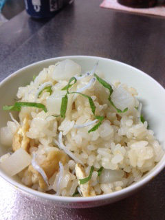 １しらすと大葉の大根ご飯５