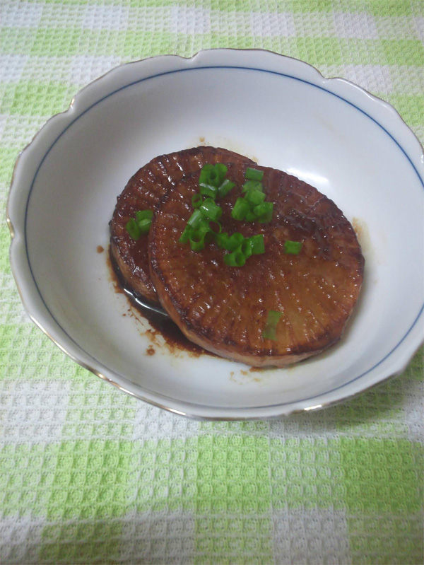 ６大蔵大根てりやき完成図