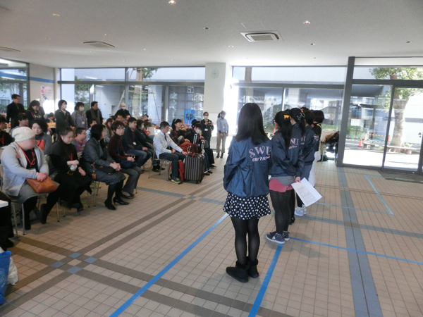 学生ボラ皆さんにご挨拶