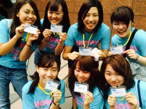 スタッフ証が嬉しい1年生