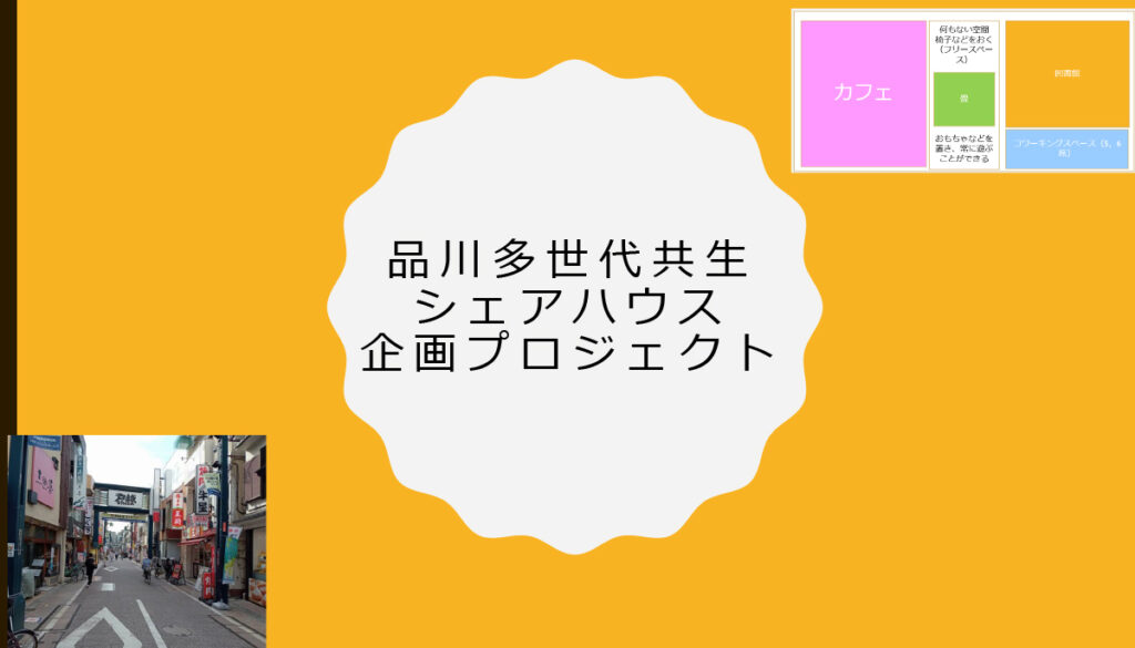 品川多世代共生シェアハウス企画プロジェクト